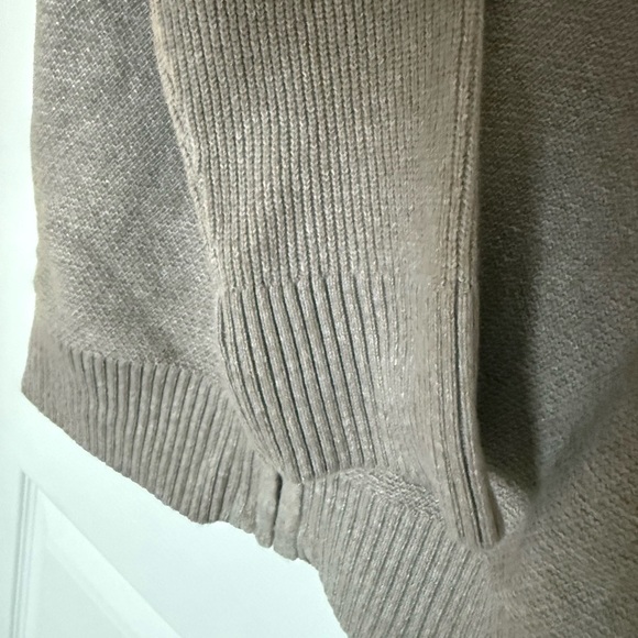 Modern Ambition Taupe Knit Zip Up Hooded Sweater - Picture 4 of 6